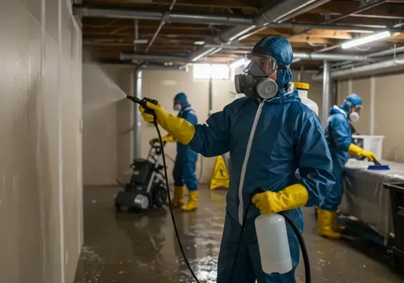 Basement Sanitization and Antimicrobial Treatment process in Vine Hill, CA